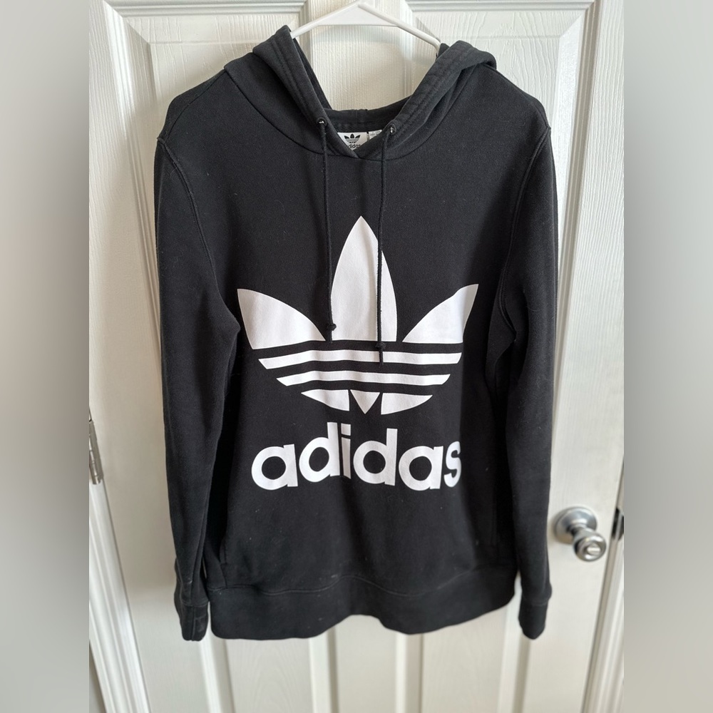 Black Adidas Hoodie - Picture 1 of 4
